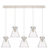 Linear/Island 4 Light + by Innovations ( 405 | 125-410-1PS-PN-G411-8CL Downtown Urban ) 