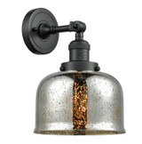 Sconces Single Glass by Innovations ( 405 | 203-BK-G78-LED Franklin Restoration ) 