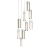 Pendants Multi-port/Cascade by Hubbardton Forge ( 39 | 131104-SKT-LONG-84-GG0065 Exos Glass ) 
