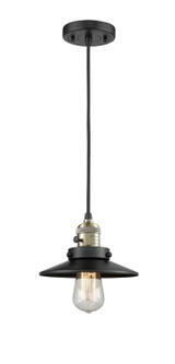 Mini Pendants Metal Shade by Innovations ( 405 | 201CSW-BAB-M6-LED Franklin Restoration ) 