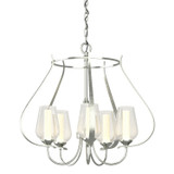 Mid. Chandeliers Glass Up by Hubbardton Forge ( 39 | 103045-SKT-85-ZS0354 Flora ) 