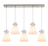 Linear/Island 4 Light + by Innovations ( 405 | 125-410-1PS-SN-G411-8WH Downtown Urban ) 