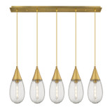 Linear/Island 4 Light + by Innovations ( 405 | 125-450-1P-BB-G450-6SCL Downtown Urban ) 