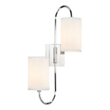 Sconces Double Glass by Hudson Valley ( 70 | 9100-PN Junius ) 