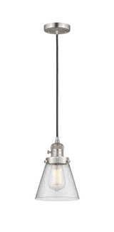 Mini Pendants Glass Down by Innovations ( 405 | 201CSW-SN-G64-LED Franklin Restoration ) 