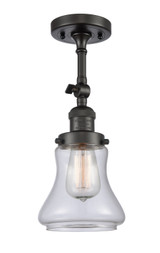 Sconces Single Glass by Innovations ( 405 | 203-OB-G192-LED Franklin Restoration ) 