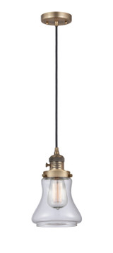 Mini Pendants Glass Down by Innovations ( 405 | 201CSW-BB-G192-LED Franklin Restoration ) 