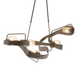 Linear/Island 4 Light + by Hubbardton Forge ( 39 | 137820-SKT-SHRT-05-ZM0549 Graffiti ) 