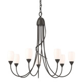 Mid. Chandeliers Glass Up by Hubbardton Forge ( 39 | 103049-SKT-14-GG0444 Flora ) 