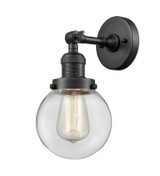 Sconces Single Glass by Innovations ( 405 | 203-OB-G202-6-LED Franklin Restoration ) 