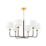 Mid. Chandeliers Candle by Hudson Valley ( 70 | 9136-AOB Paramus ) 
