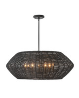 Pendants Fabric Shade by Hinkley ( 13 | 40385BLK Luca ) 
