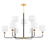 Large Chandeliers Candle by Hudson Valley ( 70 | 9148-AOB Paramus ) 