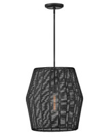 Pendants Fabric Shade by Hinkley ( 13 | 40387BLK Luca ) 