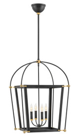 Foyer/Hall Lanterns Open Frame by Hinkley ( 13 | 4055BK Selby ) 