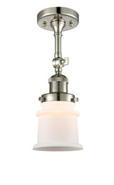 Semi-Flush Mts. Glass Down by Innovations ( 405 | 201F-PN-G181S Franklin Restoration ) 
