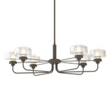 Large Chandeliers Glass Shade by Hubbardton Forge ( 39 | 137840-SKT-MULT-07-YE0592 Nola ) 