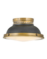 Flush Mounts Metal Shade by Hinkley ( 13 | 4081HB-DZ Emery ) 
