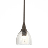 Mini Pendants Glass Down by Hubbardton Forge ( 39 | 182640-SKT-MULT-05-LL0001 Trumpet ) 