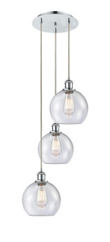 Mini Pendants 3 Light Cluster by Innovations ( 405 | 113B-3P-PC-G124-8 Ballston ) 