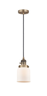 Mini Pendants Glass Down by Innovations ( 405 | 201CSW-BB-G51-LED Franklin Restoration ) 