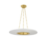 Mid. Chandeliers Glass Down by Hudson Valley ( 70 | 2530-AGB Prattsburgh ) 