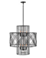 Mid. Chandeliers Candle by Hinkley ( 13 | 41065BLK Nikko ) 