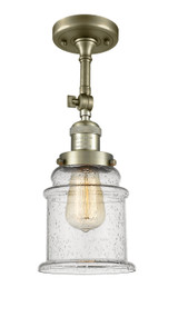 Semi-Flush Mts. Directional by Innovations ( 405 | 201F-AB-G184-LED Franklin Restoration ) 