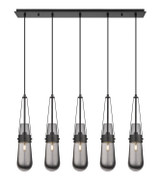 Linear/Island 4 Light + by Innovations ( 405 | 125-452-1P-BK-G452-4SM Downtown Urban ) 