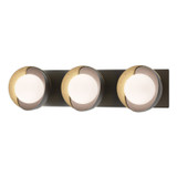 Bathroom Fixtures Three Lights by Hubbardton Forge ( 39 | 201378-SKT-14-86-GG0711 Brooklyn ) 