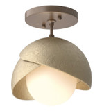 Semi-Flush Mts. Glass Down by Hubbardton Forge ( 39 | 121377-SKT-05-84-GG0711 Brooklyn ) 