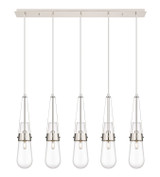 Linear/Island 4 Light + by Innovations ( 405 | 125-452-1P-PN-G452-4CL Downtown Urban ) 