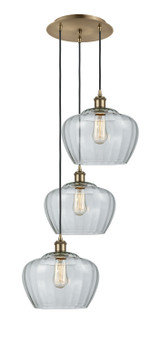 Mini Pendants 3 Light Cluster by Innovations ( 405 | 113B-3P-AB-G92-L Ballston ) 