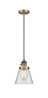 Mini Pendants Glass Down by Innovations ( 405 | 201CSW-BB-G62-LED Franklin Restoration ) 