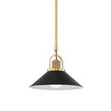 Pendants Metal Shade by Hudson Valley ( 70 | 2613-AGB/BK Syosset ) 