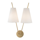 Sconces Double Glass by Hudson Valley ( 70 | 6322-AGB Campagna ) 