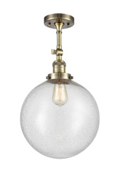 Semi-Flush Mts. Directional by Innovations ( 405 | 201F-AB-G204-12-LED Franklin Restoration ) 