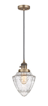Mini Pendants Glass Down by Innovations ( 405 | 201CSW-BB-G664-7-LED Franklin Restoration ) 