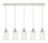 Linear/Island 4 Light + by Innovations ( 405 | 125B-5P-PN-G434-7CL Downtown Urban ) 