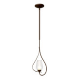 Mini Pendants Glass Down by Hubbardton Forge ( 39 | 183050-SKT-MULT-05-ZS0354 Flora ) 
