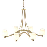 Large Chandeliers Glass Shade by Hubbardton Forge ( 39 | 104106-SKT-86-GG0236 Ribbon ) 
