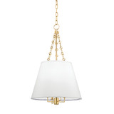Pendants Fabric Shade by Hudson Valley ( 70 | 6415-AGB Burdett ) 