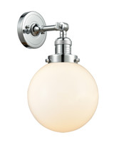 Sconces Single Glass by Innovations ( 405 | 203-PC-G201-8-LED Franklin Restoration ) 