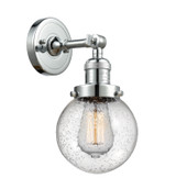 Sconces Single Glass by Innovations ( 405 | 203-PC-G204-6-LED Franklin Restoration ) 