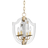 Mini Chandeliers Candle by Hudson Valley ( 70 | 6512-AGB Arietta ) 