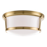 Flush Mounts Glass Down by Hudson Valley ( 70 | 6515-AGB Newport ) 