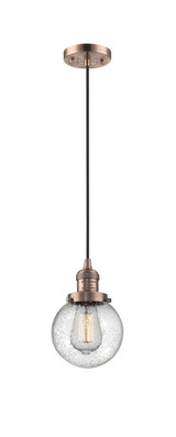 Mini Pendants Cable by Innovations ( 405 | 201C-AC-G204-6-LED Franklin Restoration ) 