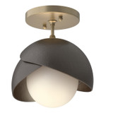 Semi-Flush Mts. Glass Down by Hubbardton Forge ( 39 | 121377-SKT-84-14-GG0711 Brooklyn ) 