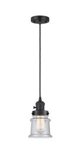 Mini Pendants Glass Down by Innovations ( 405 | 201CSW-BK-G184S-LED Franklin Restoration ) 
