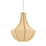 Pendants Fabric Shade by Hudson Valley ( 70 | 6604-AGB Cascade Lake ) 